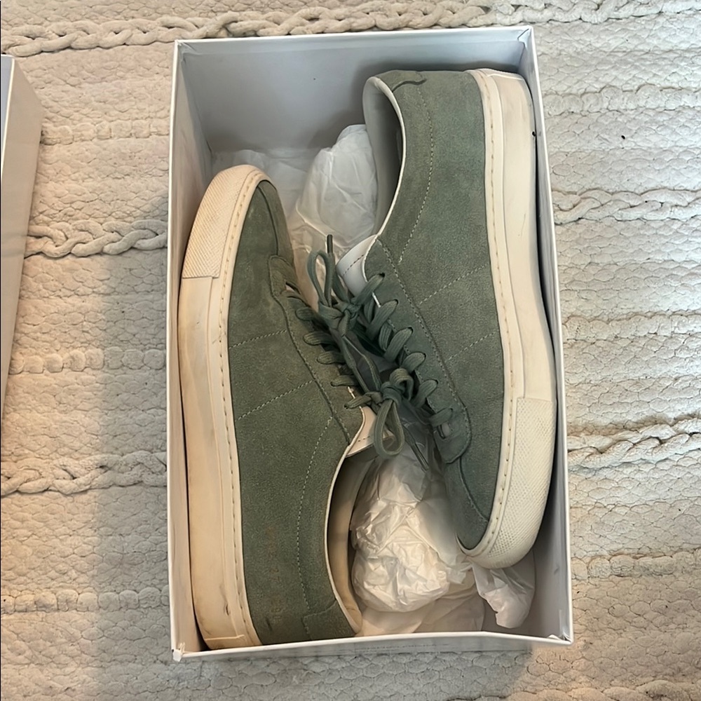 Green suedeCommon Projects